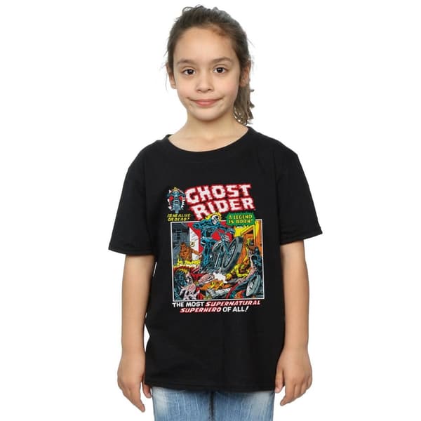 Marvel Ghost Rider T-shirt i bomull för flickor