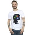 Miniatyrbillede 2 af 3: Disney Mens Inside Out Head Silhouette T-Shirt