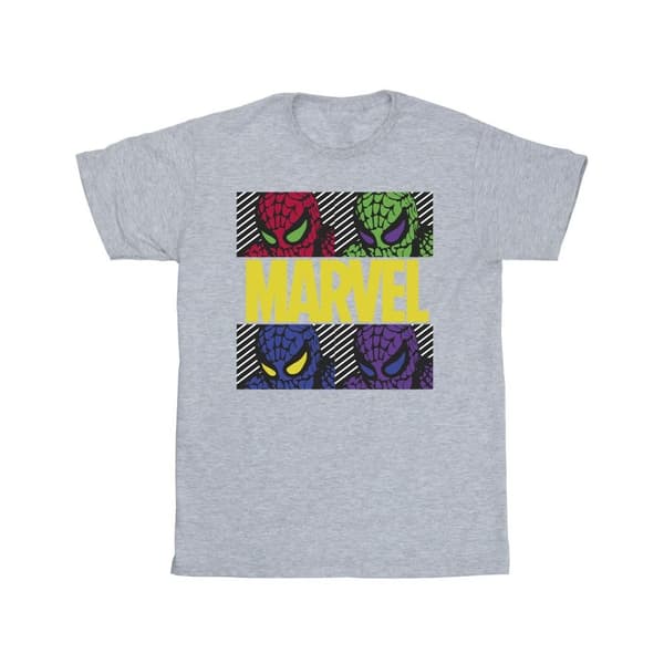 Marvel Spider-Man Pop Art T-shirt för pojkar Sports Grey 3-4 Years