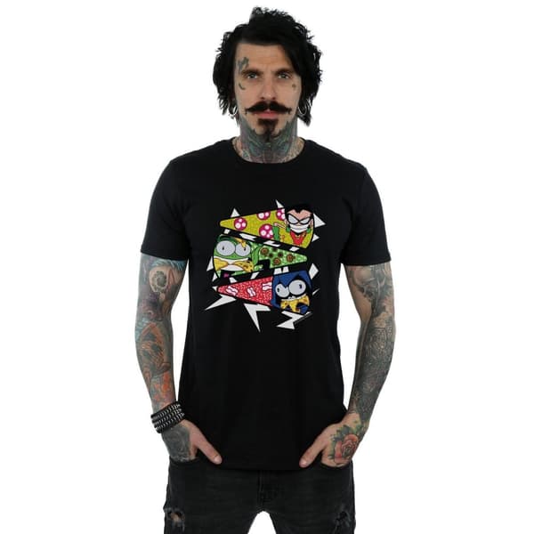 DC Comics Mens Teen Titans Go Pizza Slice T-Shirt