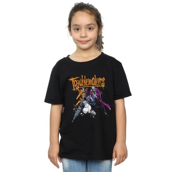 DC Comics Girls Batman Troublemakers Cotton T-Shirt