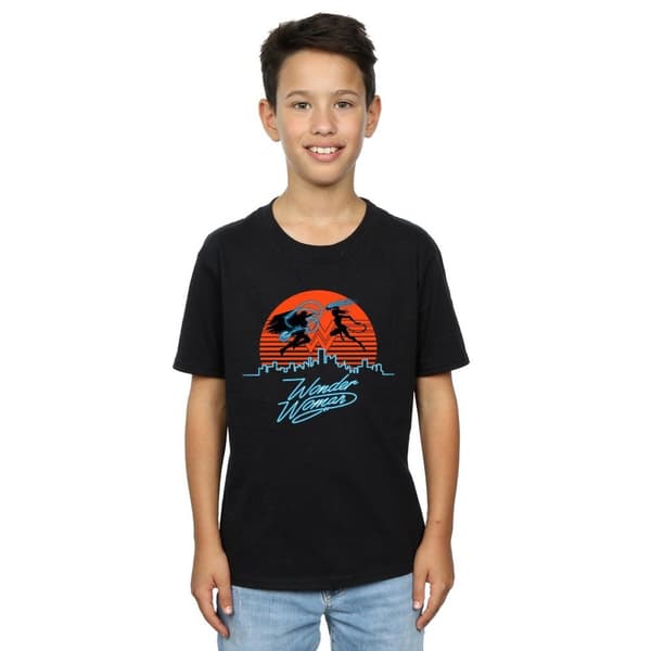 DC Comics Wonder Woman 84 Sunset Battle - T-shirt för pojkar