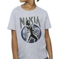 Miniatyrbild 3 av 4: Marvel Wakanda Forever Nakia Shield T-shirt i bomull för flickor
