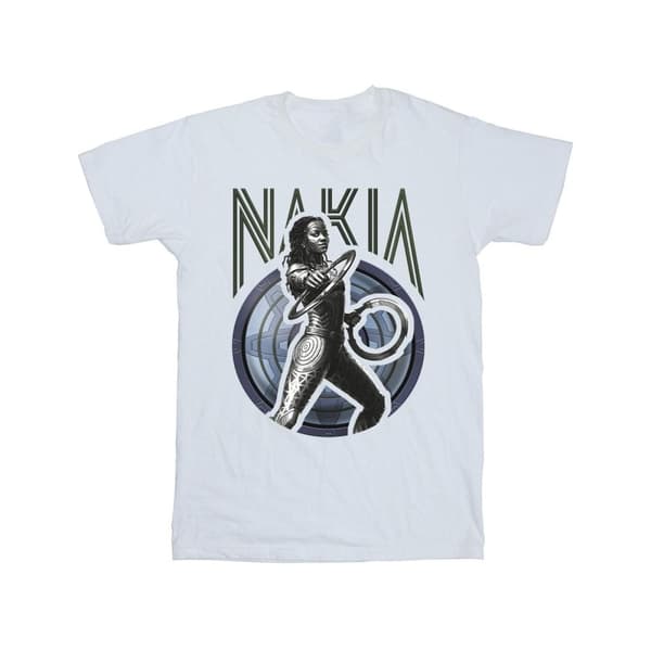 Marvel Wakanda Forever Nakia Shield T-shirt i bomull för flickor