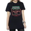 Miniatyrbild 3 av 5: National Lampoon´s Christmas Vacation Dam/kvinnor Greyscale No Vacancy Boyfriend T-shirt i bomull