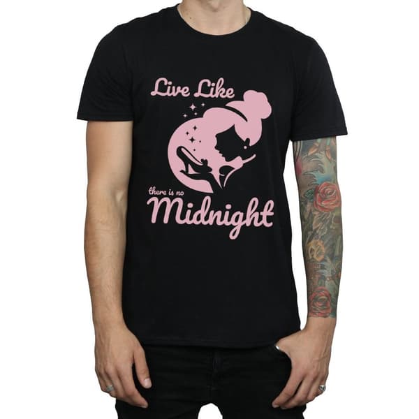 Disney Princess Cinderella No Midnight T-shirt för herrar