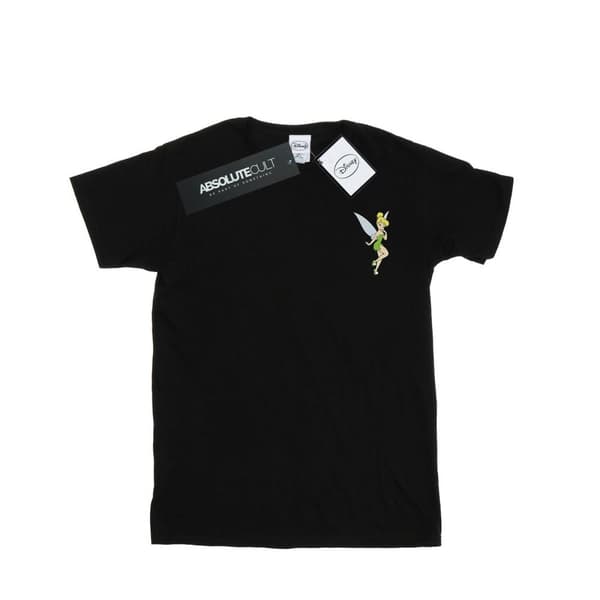 Disney Dam/Tjej Tinkerbell Boyfriend T-shirt i bomull med bröst