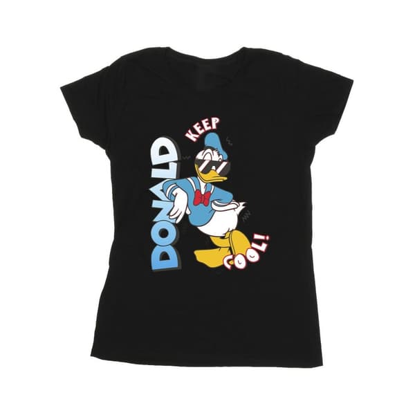 Disney Womens/Ladies Donald Duck Cool Cotton T-Shirt