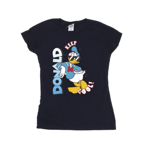 Disney Womens/Ladies Donald Duck Cool Cotton T-Shirt
