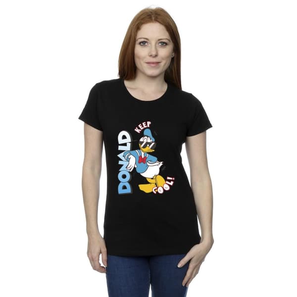Disney Womens/Ladies Donald Duck Cool Cotton T-Shirt