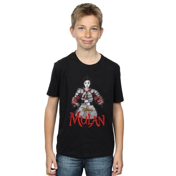 Disney T-shirt med svärdspose från Mulan-filmen för pojkar