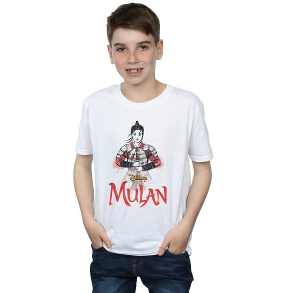 Disney T-shirt med svärdspose från Mulan-filmen för pojkar