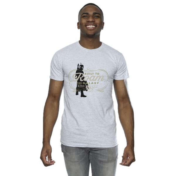 Star Wars Mens The Book Of Boba Fett Built To Roam T-Shirt