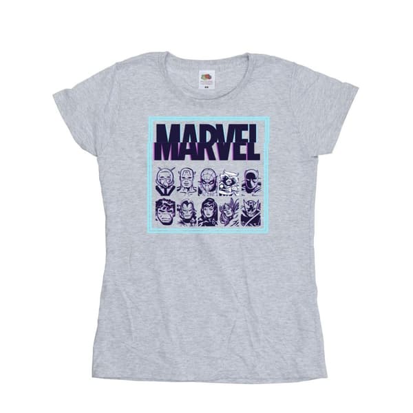 Marvel Womens/Ladies Comics Glitch Cotton T-Shirt