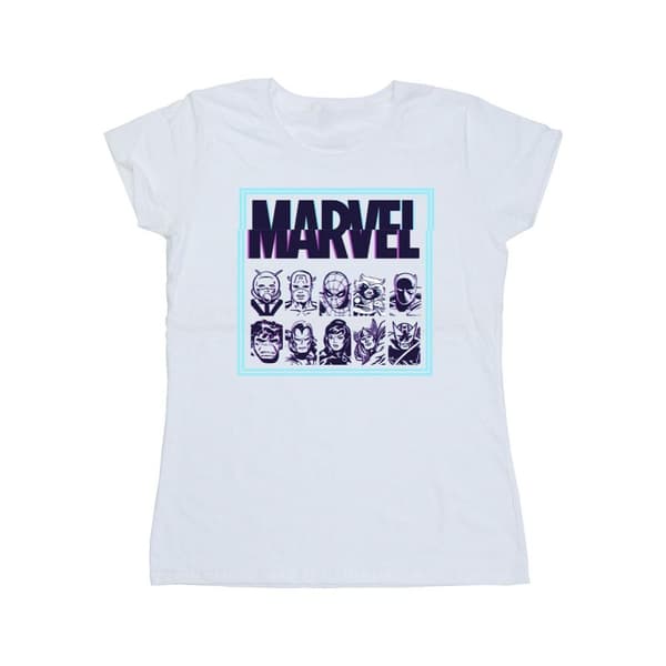 Marvel Dam/Tjej Comics Glitch T-shirt i bomull