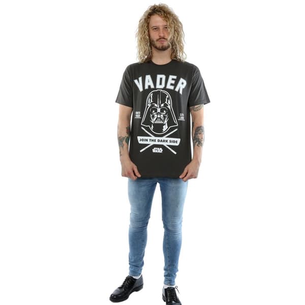 Star Wars Mens Darth Vader Collegiate T-Shirt