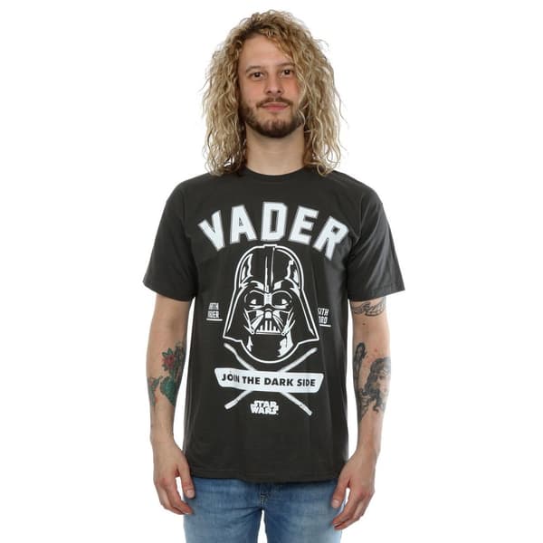 Star Wars Mens Darth Vader Collegiate T-Shirt