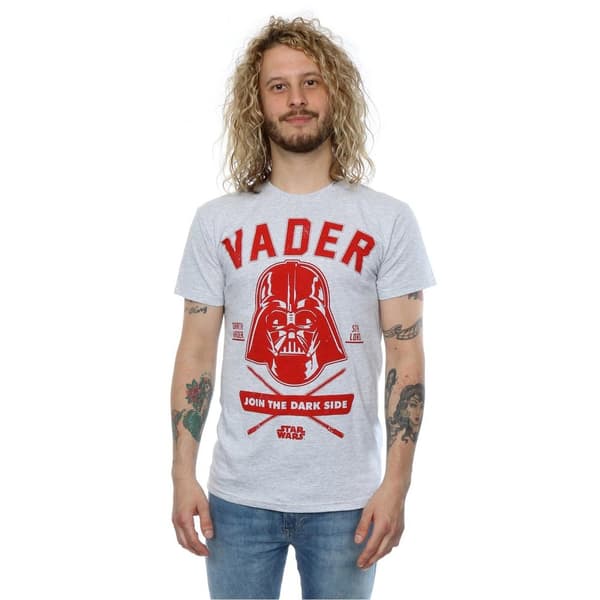 Star Wars Mens Darth Vader Collegiate T-Shirt