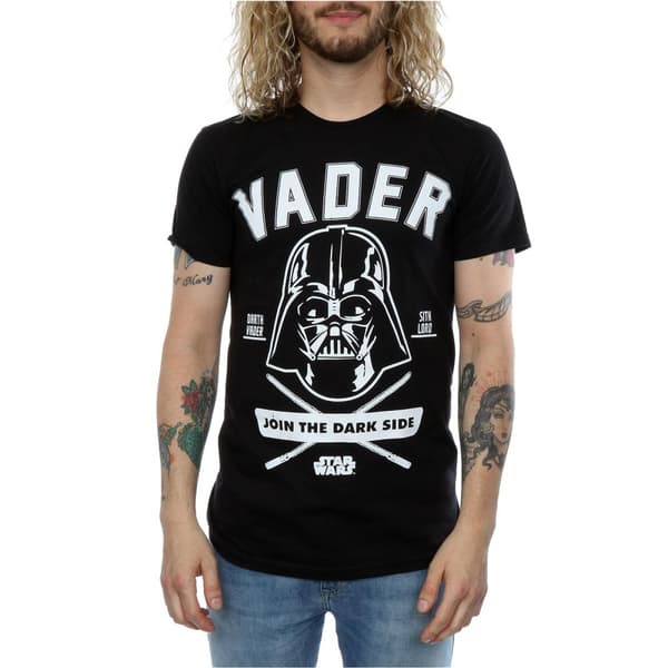 Star Wars Mens Darth Vader Collegiate T-Shirt
