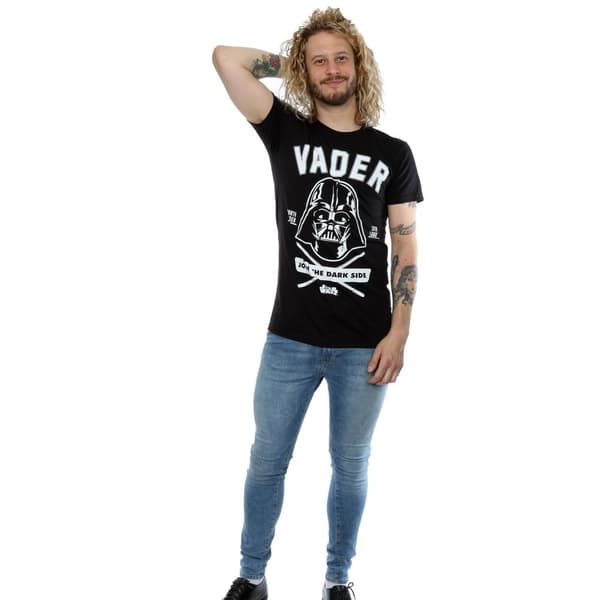 Star Wars Mens Darth Vader Collegiate T-Shirt