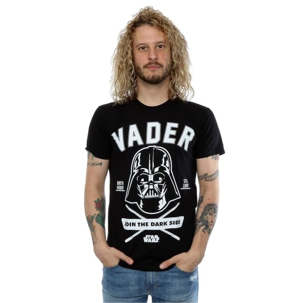 Star Wars Mens Darth Vader Collegiate T-Shirt