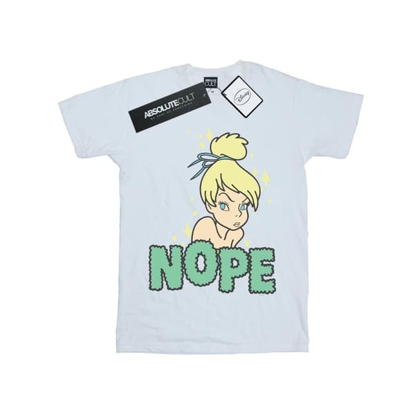 Disney Dam/Tjej Tinker Bell Nope Boyfriend T-shirt i bomull