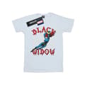 Miniatyrbild 1 av 3: Marvel T-shirt i bomull för flickor - Black Widow Web