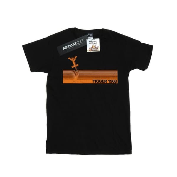 Disney Boys Winnie The Pooh Tigger 1968 T-Shirt Black 12-13 Years