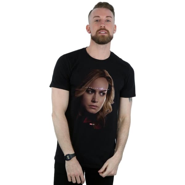 Marvel Mens Avengers Endgame Avenge The Fallen Captain Marvel T-Shirt