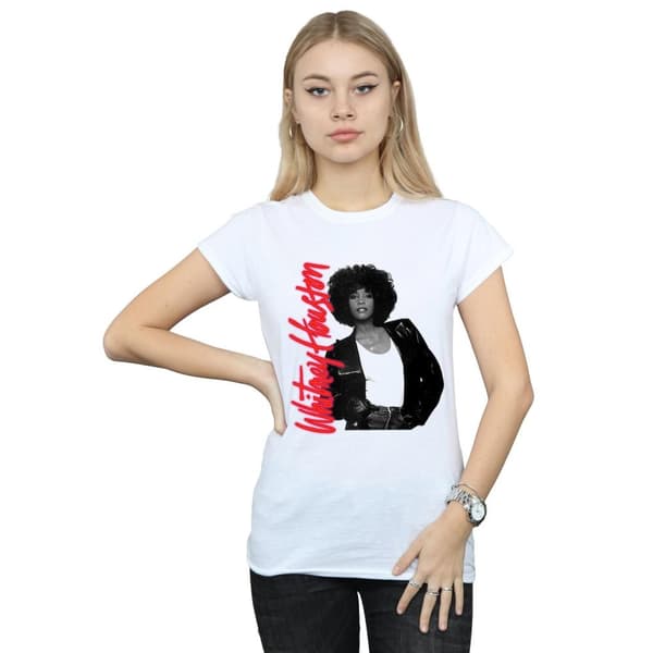 Whitney Houston Whitney Pose - bomulls-T-shirt för kvinnor/damer