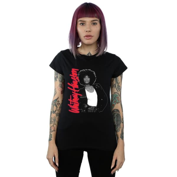 Whitney Houston Whitney Pose - bomulls-T-shirt för kvinnor/damer