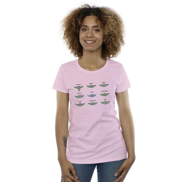 Star Wars Womens/Ladies Mandalorian Grogu Mood Cotton T-Shirt