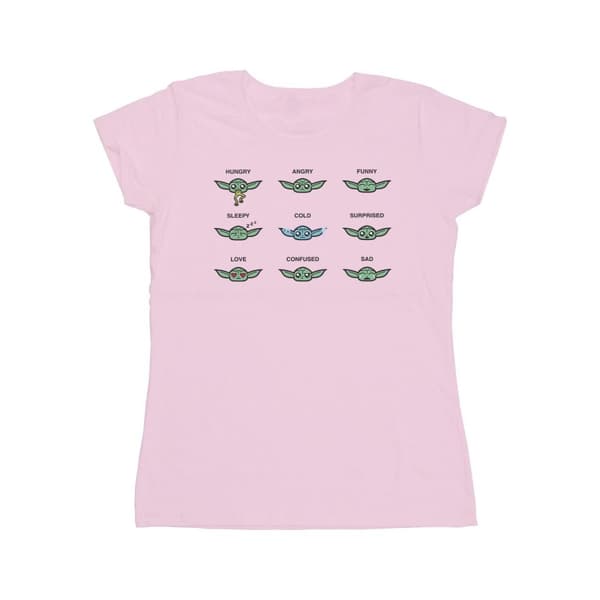 Star Wars Womens/Ladies Mandalorian Grogu Mood Cotton T-Shirt
