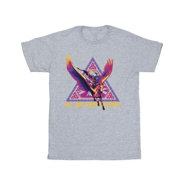 Marvel Girls Thor Love And Thunder All Hail Valkyrie T-shirt i bomull
