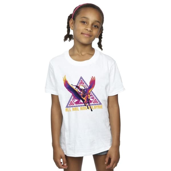 Marvel Girls Thor Love And Thunder All Hail Valkyrie T-shirt i bomull