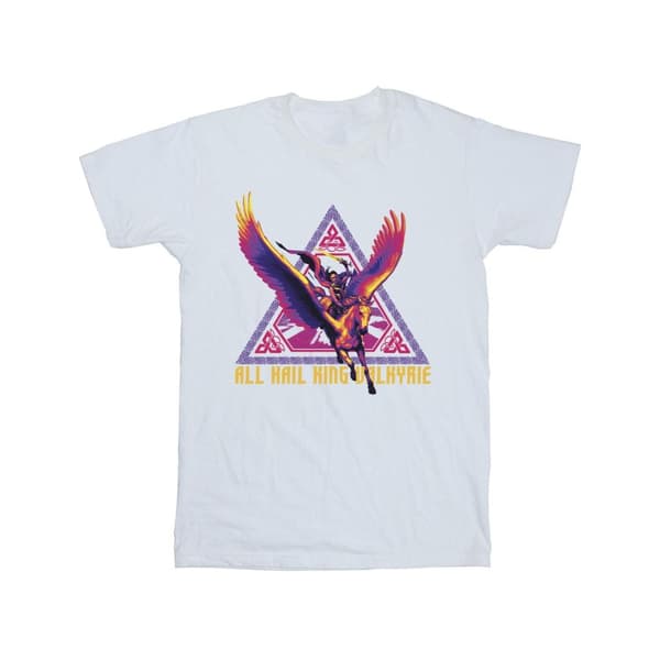 Marvel Girls Thor Love And Thunder All Hail Valkyrie T-shirt i bomull