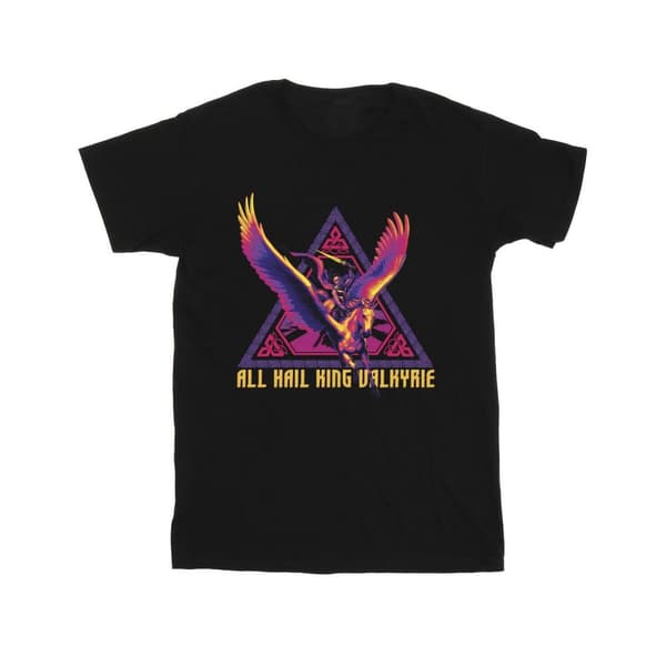 Marvel Girls Thor Love And Thunder All Hail Valkyrie T-shirt i bomull