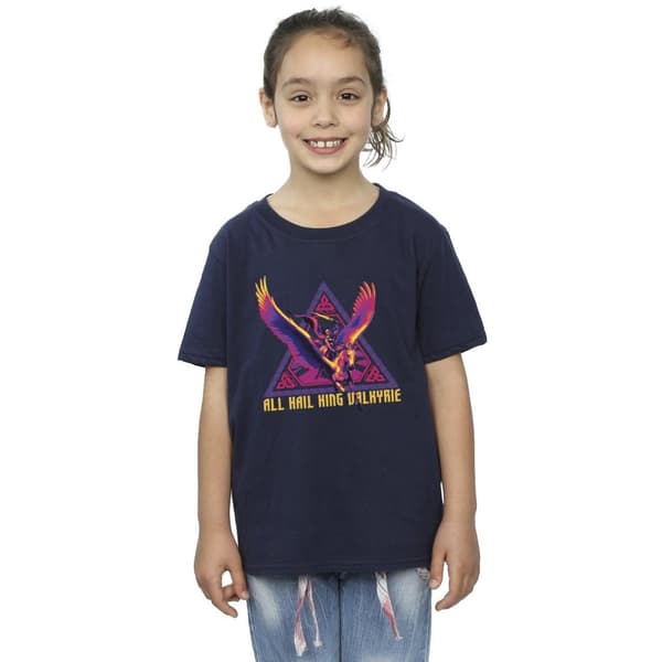 Marvel Girls Thor Love And Thunder All Hail Valkyrie T-shirt i bomull