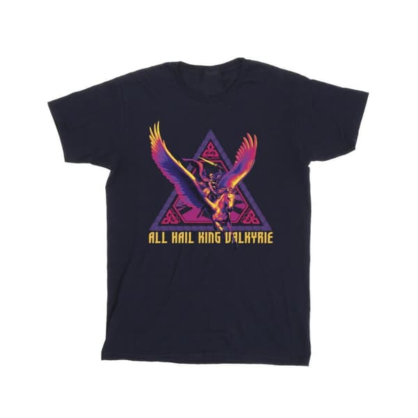 Marvel Girls Thor Love And Thunder All Hail Valkyrie T-shirt i bomull