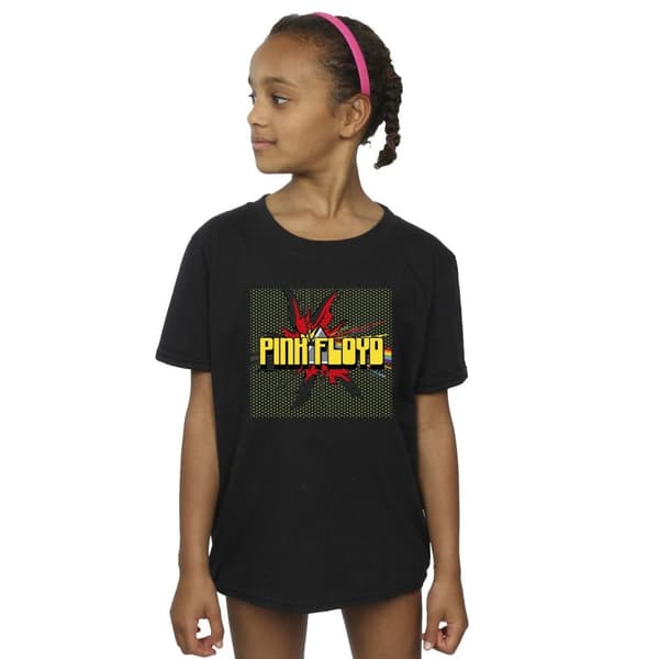 Pink Floyd Pop Art T-shirt i bomull för flickor
