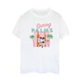 Miniatyrbillede 1 af 3: Disney Womens/Ladies Minnie Mouse Spring Palms Cotton Boyfriend T-Shirt
