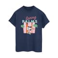 Miniatyrbillede 1 af 3: Disney Womens/Ladies Minnie Mouse Spring Palms Cotton Boyfriend T-Shirt