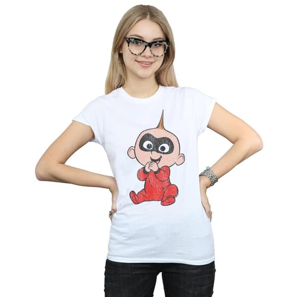Disney Womens/Ladies Incredibles 2 Jack Jack Cotton T-Shirt