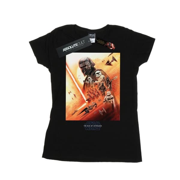Star Wars: The Rise of Skywalker Dam/kvinnor First Order Poster T-shirt i bomull