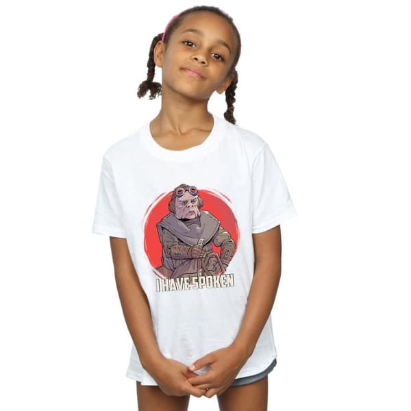 Star Wars Girls The Mandalorian I Have Spoken T-shirt i bomull
