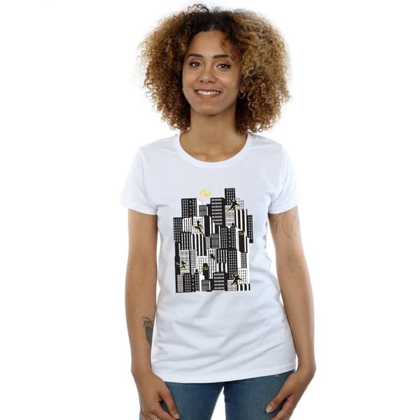 Disney Dam/Tjej The Incredibles Skyline - T-shirt i bomull