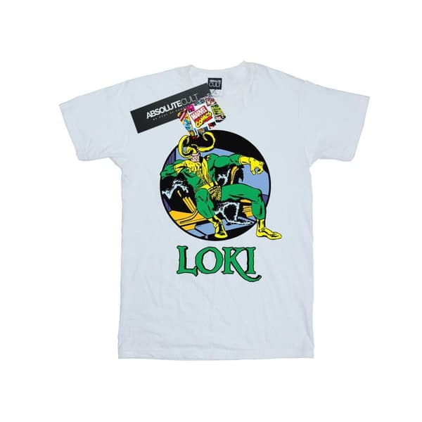 Marvel T-shirt i bomull med Loki Throne för flickor