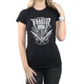 Miniatyrbild 3 av 5: Marvel Dam/Tjej - Thor Ragnarok - T-shirt i bomull med hammarlogo