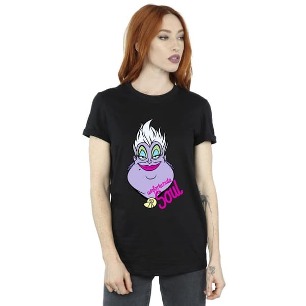 Disney Womens/Ladies Villains Ursula Unfortunate Soul Cotton Boyfriend T-Shirt