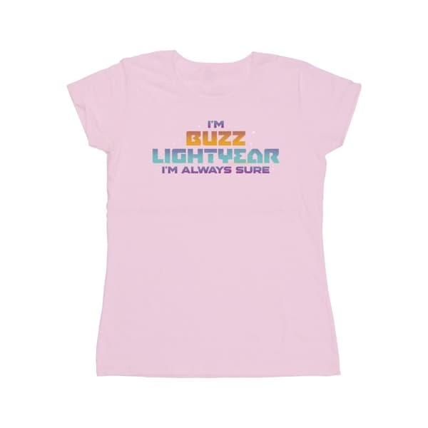 Disney Dam/dam Lightyear Always Sure Text T-shirt i bomull